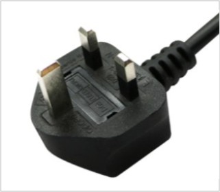 英標三芯注塑電源線